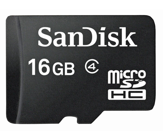 SANDISK Micro SDHC Card Only 16GB SDSDQ-016G-E11M - 63223 - zdjęcie